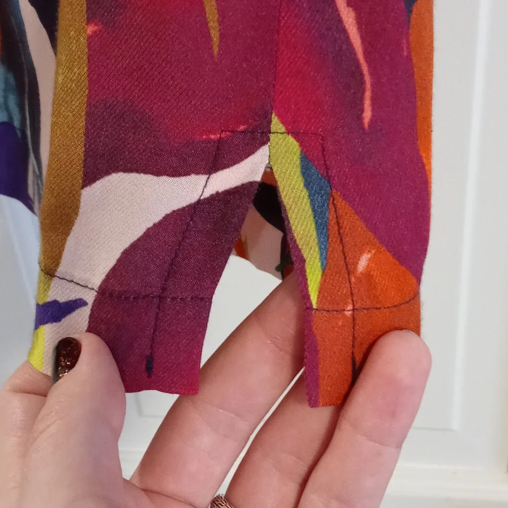 🦜Mr. Turk🦜 - Multicolor Abstract Print S/S Button Down Shirt - Picture 10 of 14